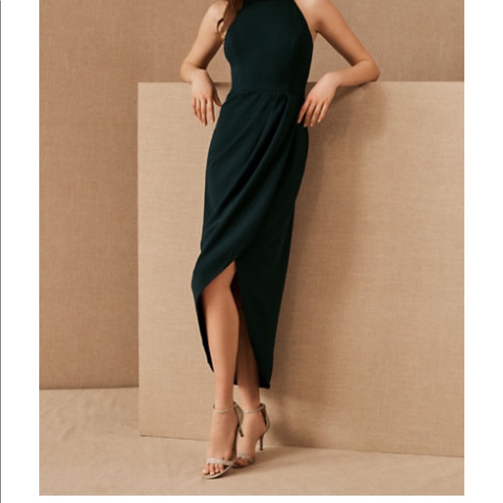 BHLDN Marceau High-Low Crepe Dress — Size 2.